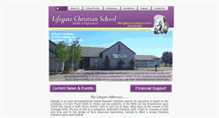 Desktop Screenshot of lifegatechristian.org